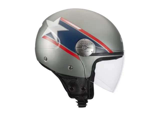 Cascos Givi 10.7 Mini y 10.8 Urban gris con estrella