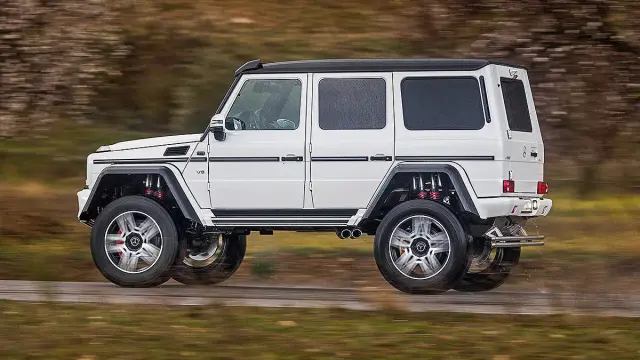 Prueba: Mercedes G 500 4x4² lateral