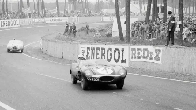 Jaguar D-Type 1955 Le Mans 1956