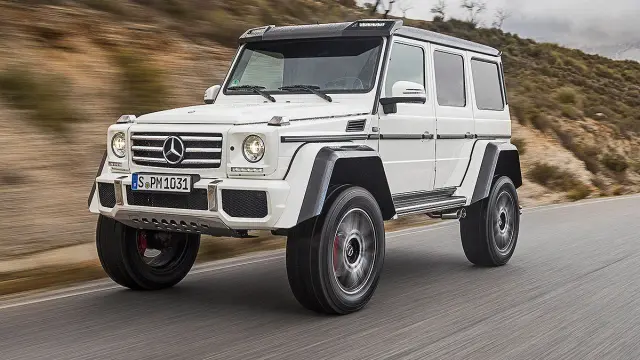 Prueba: Mercedes G 500 4x4² curva dinámica