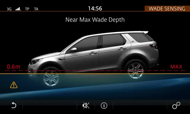 Land Rover Discovery Sport wade sensing