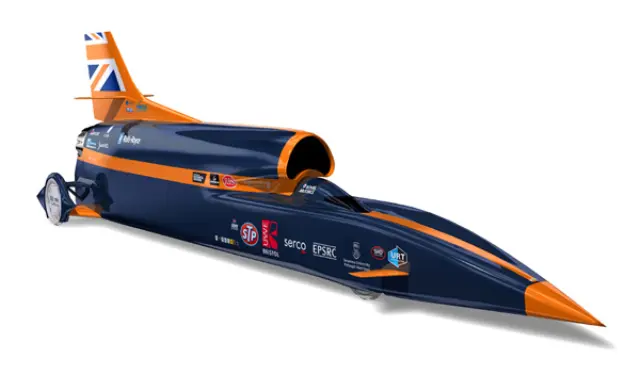 Bloodhound SSC, récord del mundo de velocidad sobre tierra: 1.689 km/h