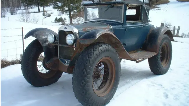 Ford Model A 'Bigfoot' frontal nieve