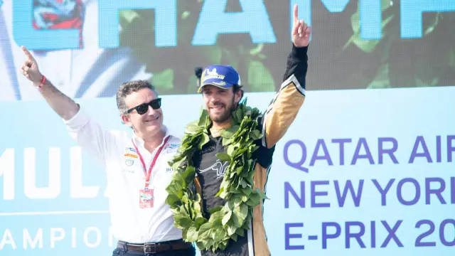 Alejandro Agag y Jean-Éric Vergne, bicampeón de la Fórmula E