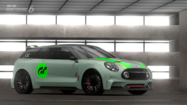 Mini Clubman JCW Vision Gran Turismo - raya verde