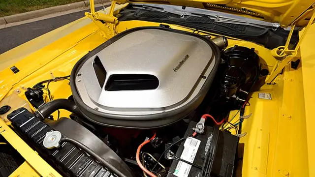 plymouth hemi cuda convertible motor