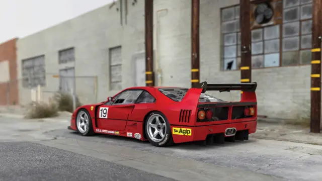 Ferrari F40 LM trasera
