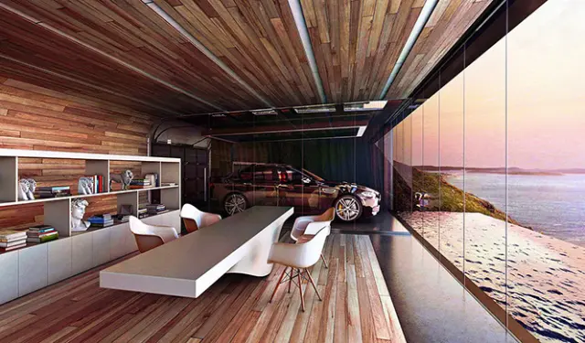 casa con garaje con vistas al mar 5