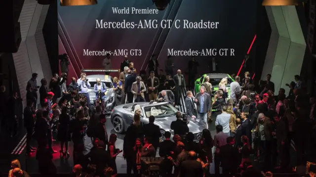 Mercedes AMG GT C Roadster público