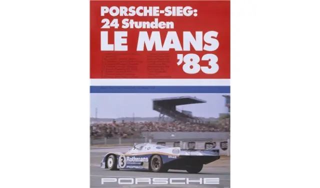 Cartel histórico de Porsche en Le Mans 1970