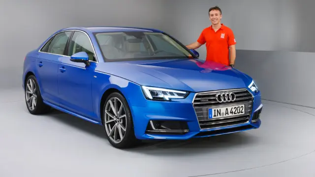 Audi A4 2015 frontal con autobild.es