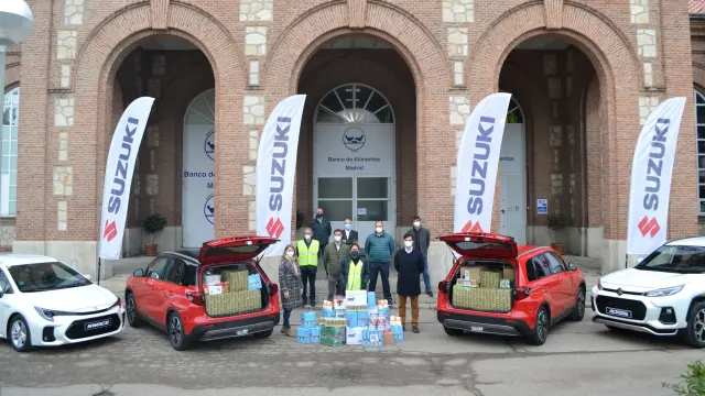 Suzuki entrega 3.170 kg de comida a Banco de Alimentos de Madrid