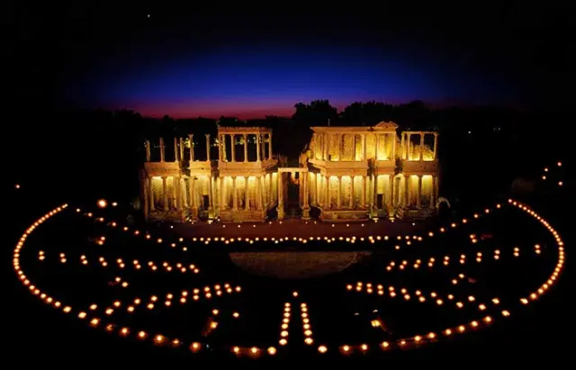EL Teatro de Mérida.