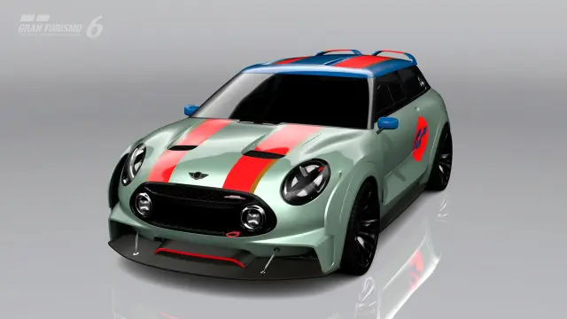 Mini Clubman JCW Vision Gran Turismo - delantera raya roja