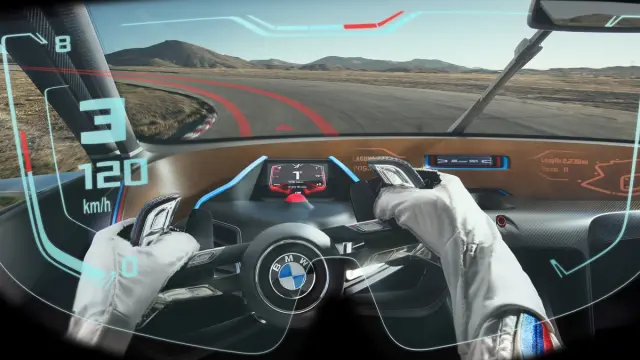 BMW 3.0 CSL Hommage R casco head up