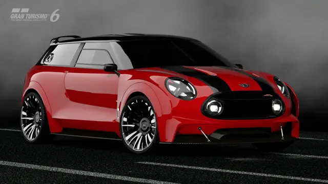 Mini Clubman JCW Vision Gran Turismo - delantera rojo