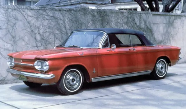 Los 13 coches más terroríficos para concudir Chevrolet Corvair