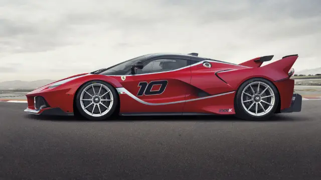 datos curiosos Ferrari FXX K perfil