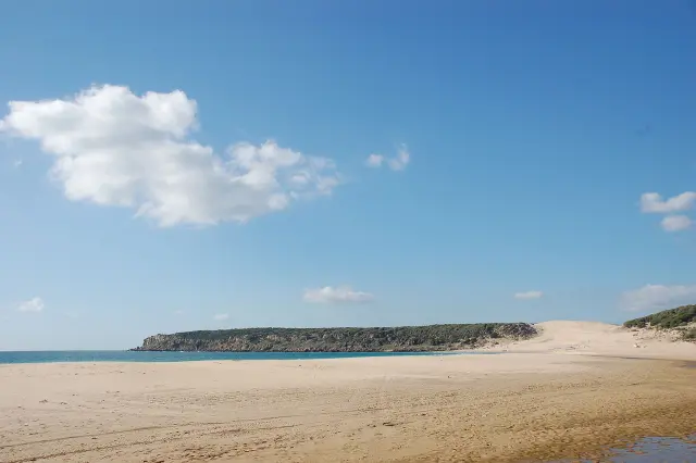 La playa de Bolonia, en Tarifa.