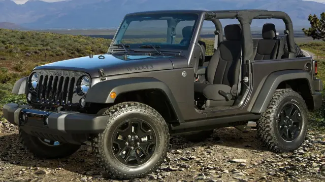 cinco todoterrenos radicales Jeep Wrangler detalle