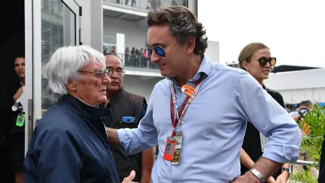 Bernie Ecclestone y Alejandro Agag