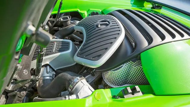 McLaren 650S Spider detalle motor