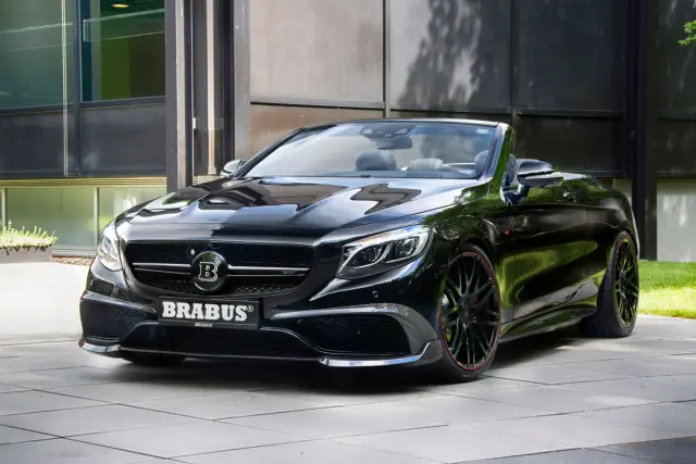 Brabus 850 Cabrio. El V8 biturbo sube de 5,5 litros a 5,9 y la potencia... ¡A 850 CV!