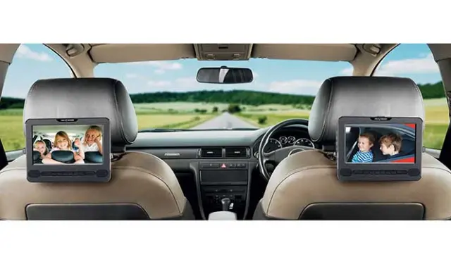 DVD portátil para el coche.