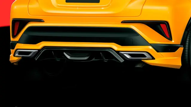 Toyota C-HR TRD difusor