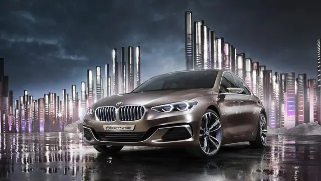 BMW Compact Sedan Concept frontal
