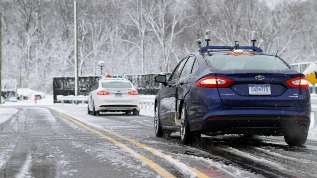 ford mondeo autonomo prueba nieve