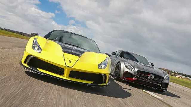 10 Duelo tuning radical: Mansory 4XX Siracusa und AMG GT S