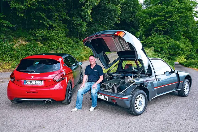 Duelo ayer y hoy: Peugeot 205 Turbo 16 vs Peugeot 208 GTi