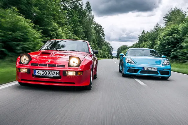 Duelo 4 cilindros: Porsche 718 Cayman S vs Porsche 924 GT