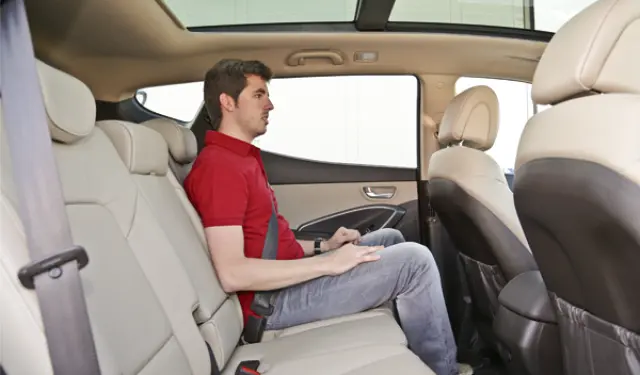 Hyundai Santa Fe plazas traseras