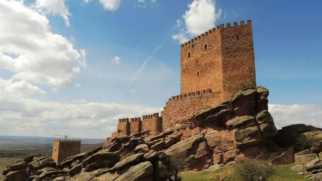 Castillo de Zafra, en Guadalajara