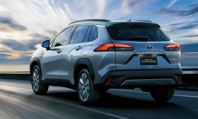 El diseño de la zaga de este Corolla SUV es muy atractivo