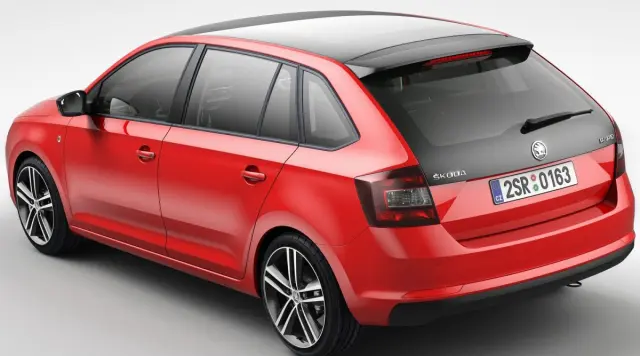 Skoda Spaceback trasera