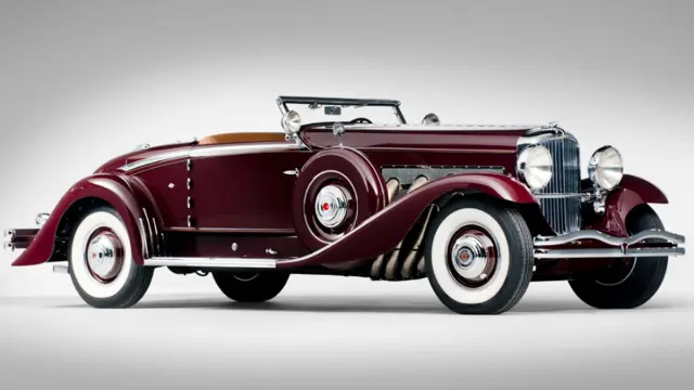 coches americanos más caros Duesenberg Model SJ Coupé descapotable de 1935