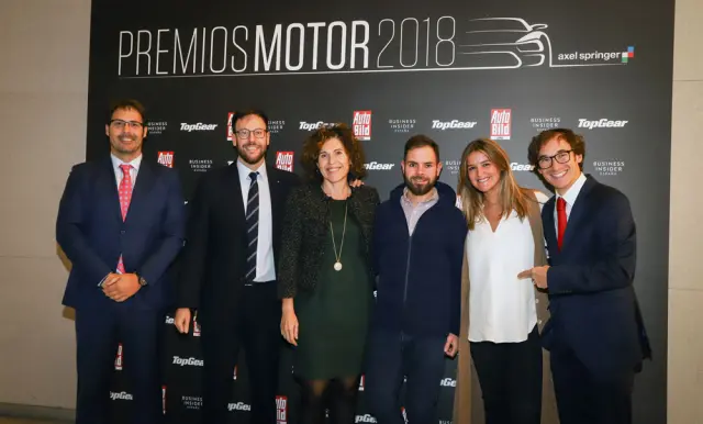 Borja Hormigos, Pilar García de la Puebla, Javier Onrubia y María Maroto, de BMW.