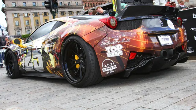 Un Ferrari con colores inesperados...