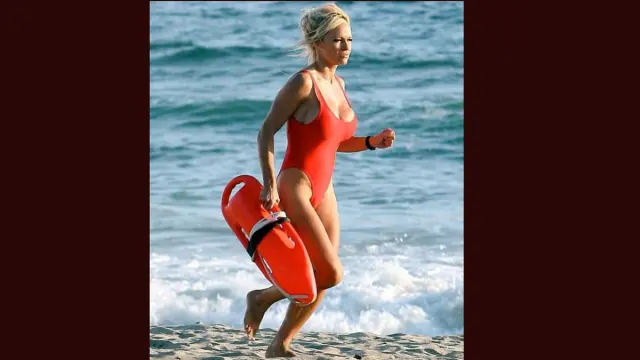 Pamela Anderson en 'Los Vigilantes de la Playa'.