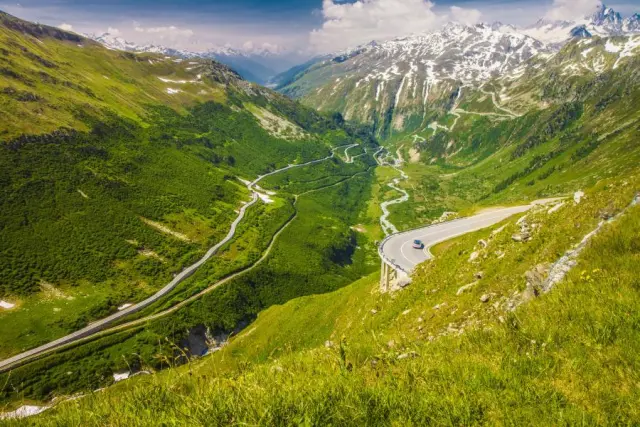 Furka Pass, Suiza.