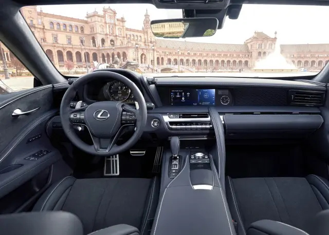 Interior del Lexus LC 500