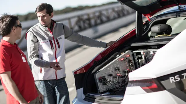 AUTOBILD.ES con el Audi RS 7 autónomo en Ascari