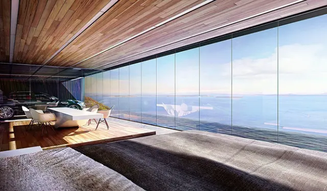 casa con garaje con vistas al mar 6