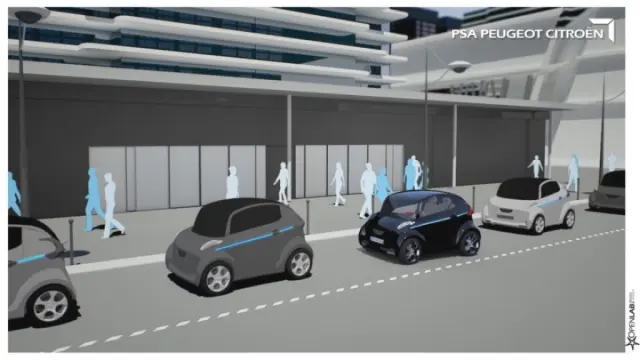 recogida usuario coche autónomo PSA