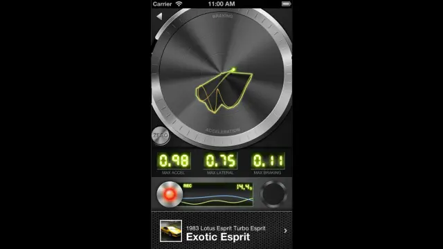 Cinco app que debe tener todo amante de los coches- Dynolicious Fusion velocidad