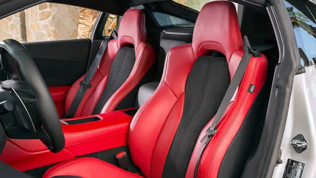 Honda NSX 2016 frontal asientos
