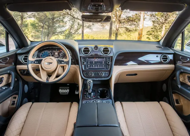 Interior del Bentley Bentayga